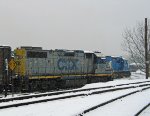 CSX 2625 & 8651 outside the yard office